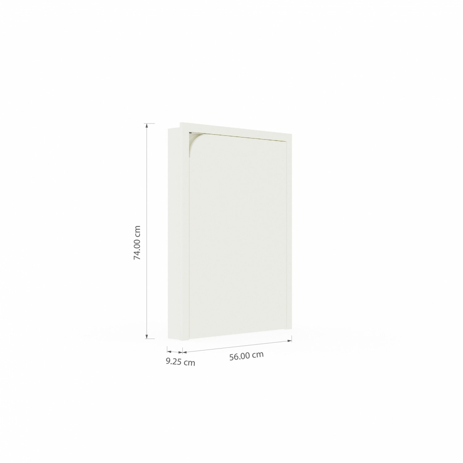 KITZCHO บานถังแก๊สพร้อมปีกวงกบเปิดขวา7050 KENCUHSFT7050RDI สีไดมอนด์