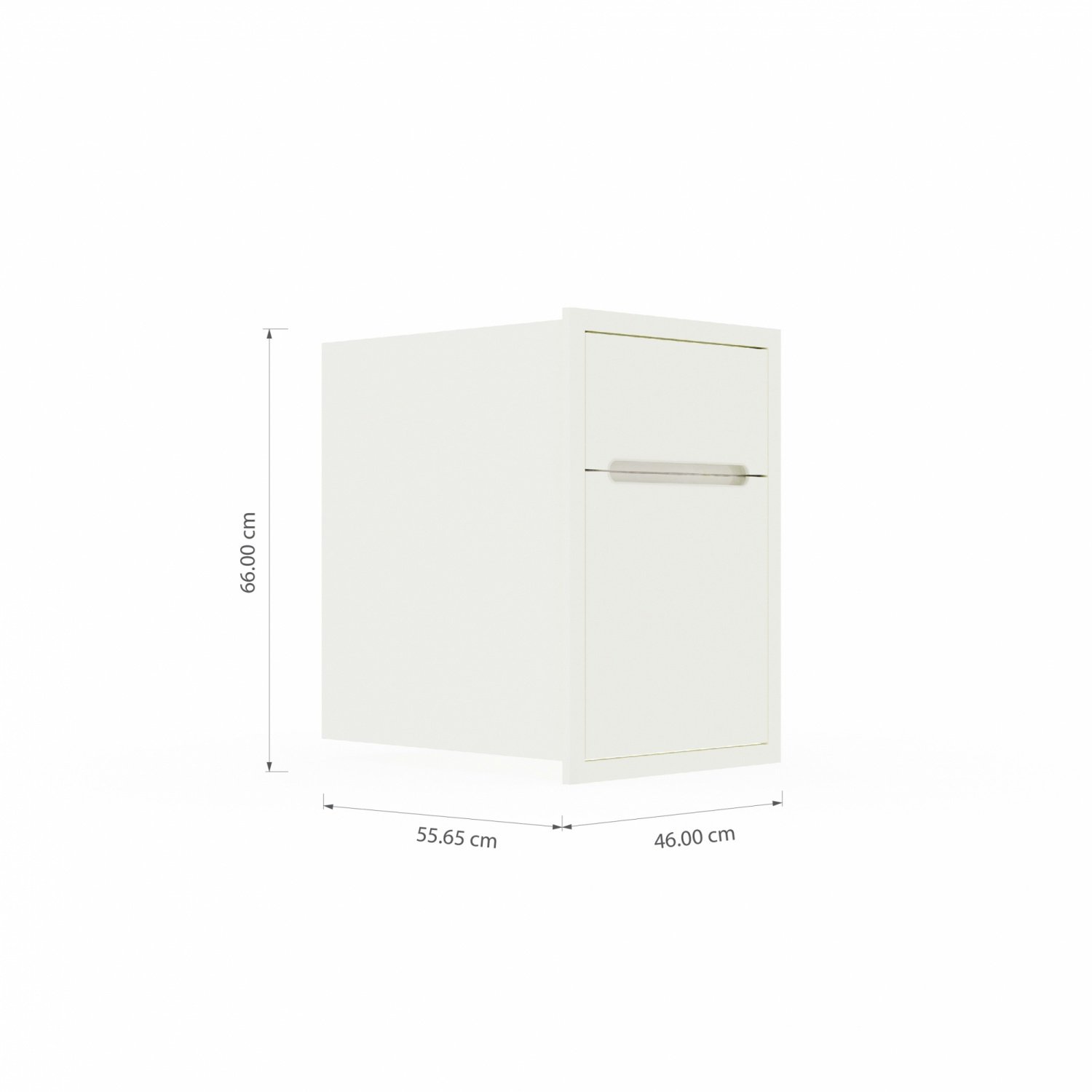 KITZCHO ตู้ลิ้นชัก2ชั้นเคาน์เตอร์ปูน6040 KENCUHSS26040XDI สีไดมอนด์