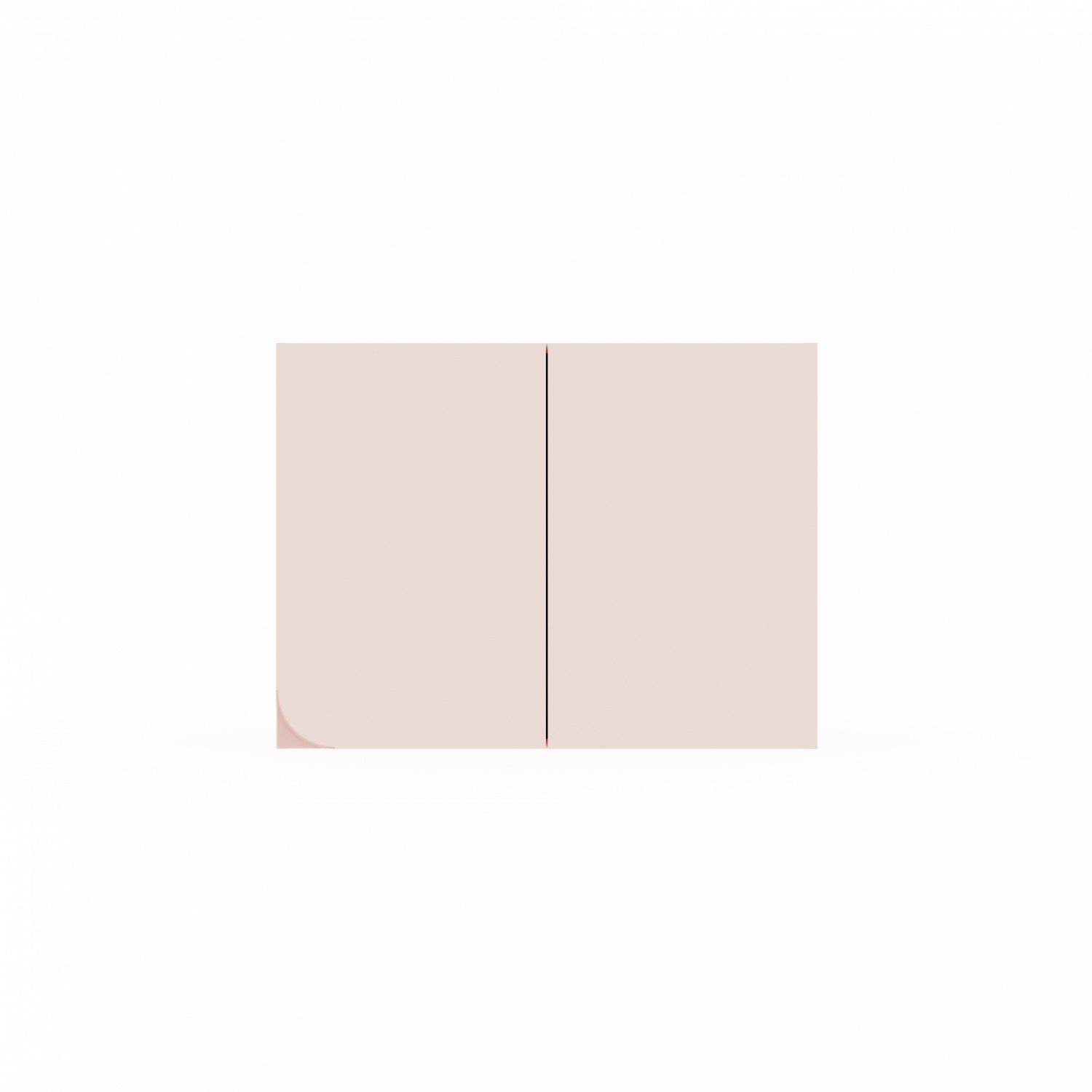 KITZCHO ตู้แขวนเข้ามุมซ้ายบานทึบตรง6080 KENCURWCF6080LBL สีบลอสซั่ม