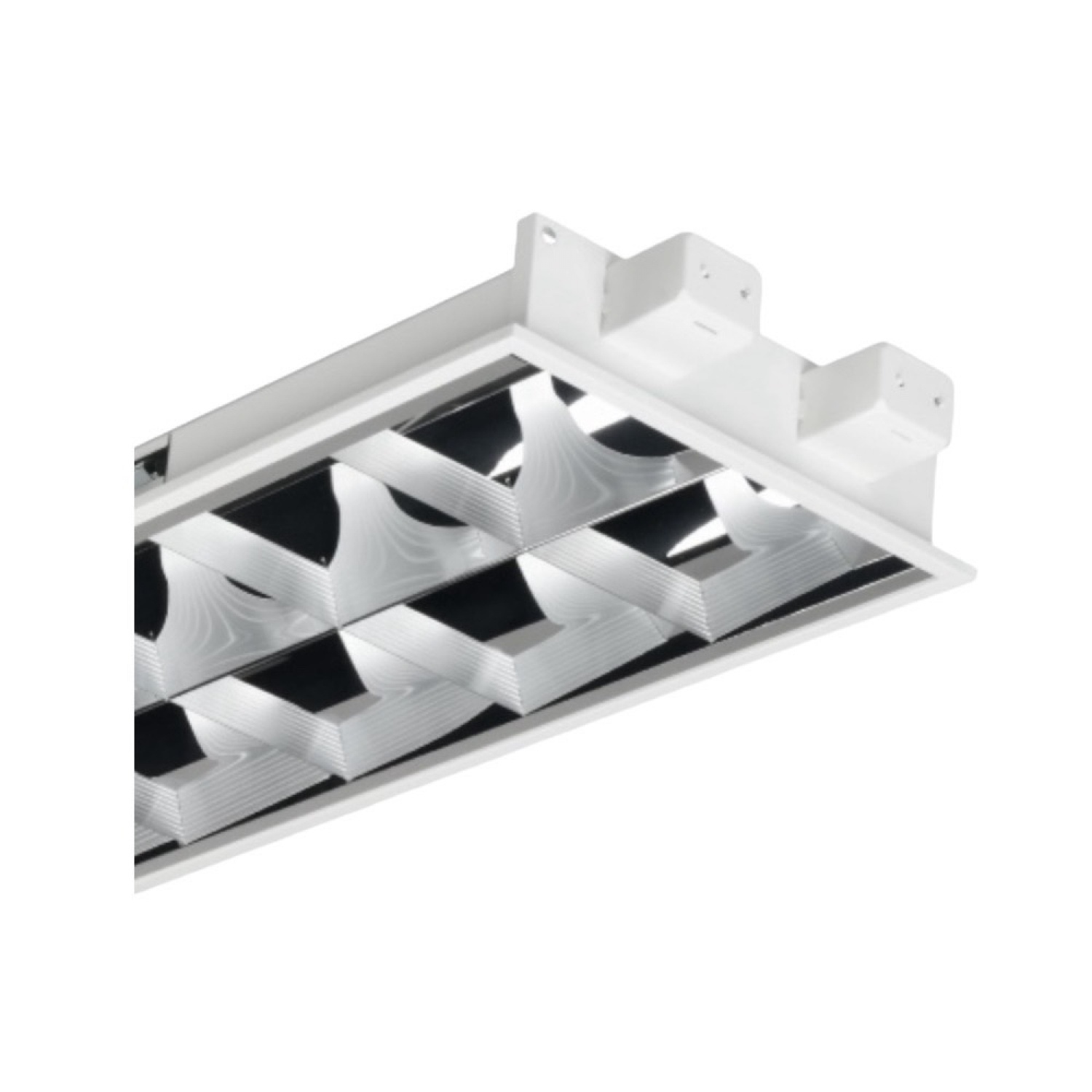 EILON โคมตะแกรงแบบติดฝัง ขนาด 30*120 CM FOR LED T8 DOUBLE END/OT รุ่น E-BPW-R120 (โคมเปล่า)