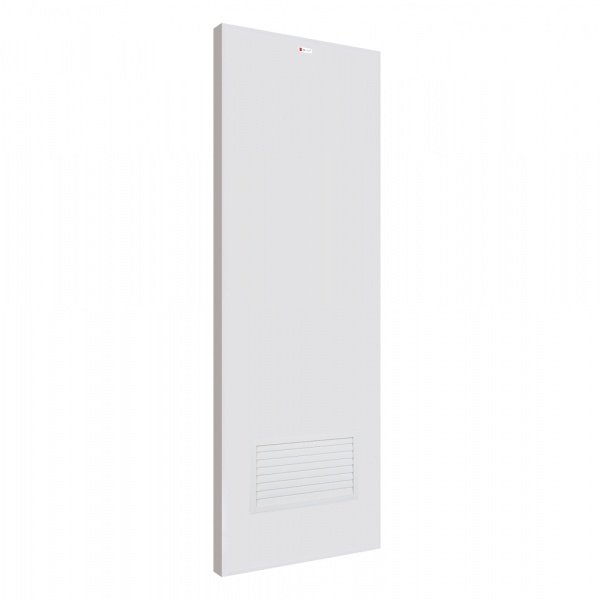 BATHIC ประตูพีวีซี BPC2 70x180 ซม. สีขาว (เจาะรูลูกบิด)