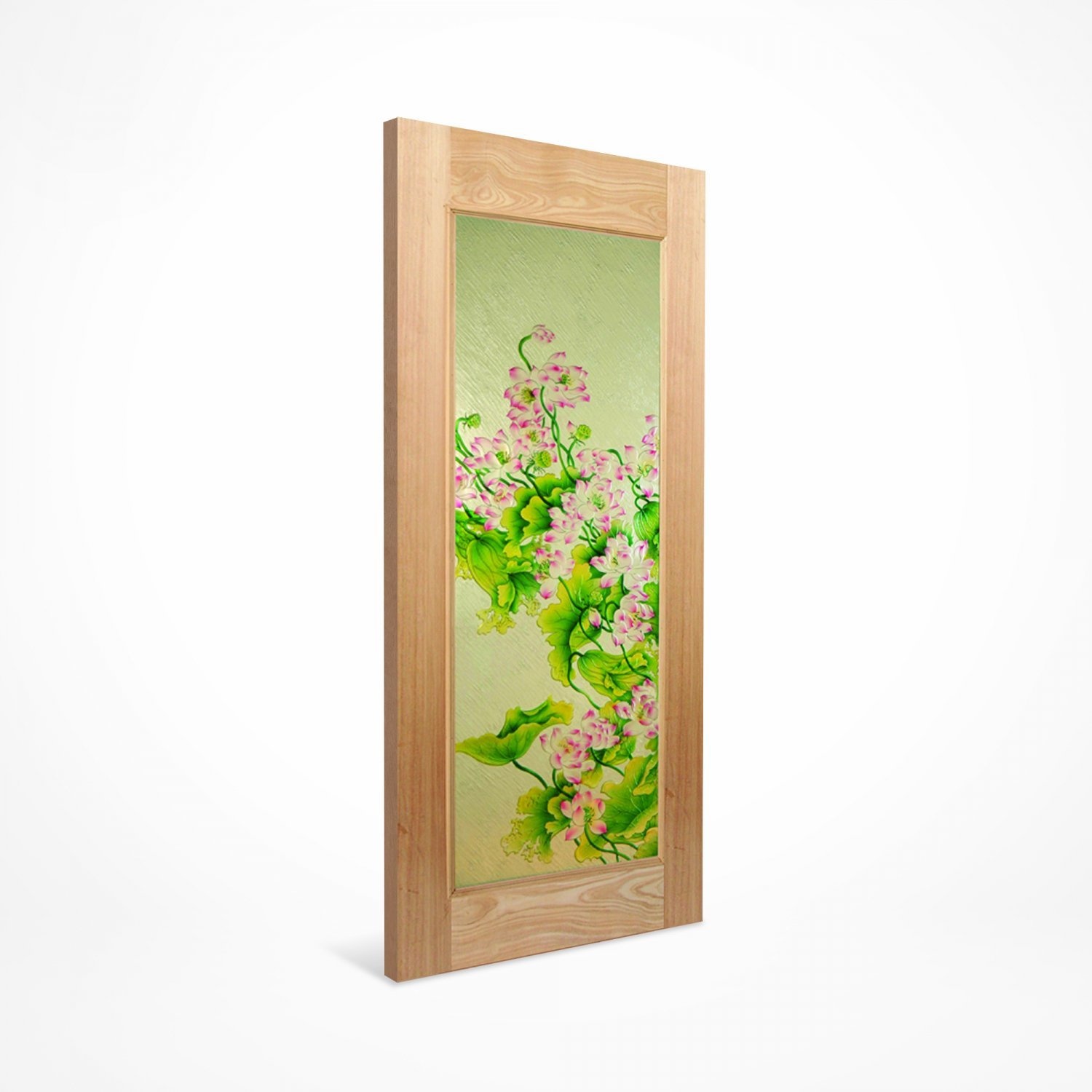MAZTERDOOR ประตูกระจกไม้สยาแดง MASTER-002 ขนาด 100x200ซม.