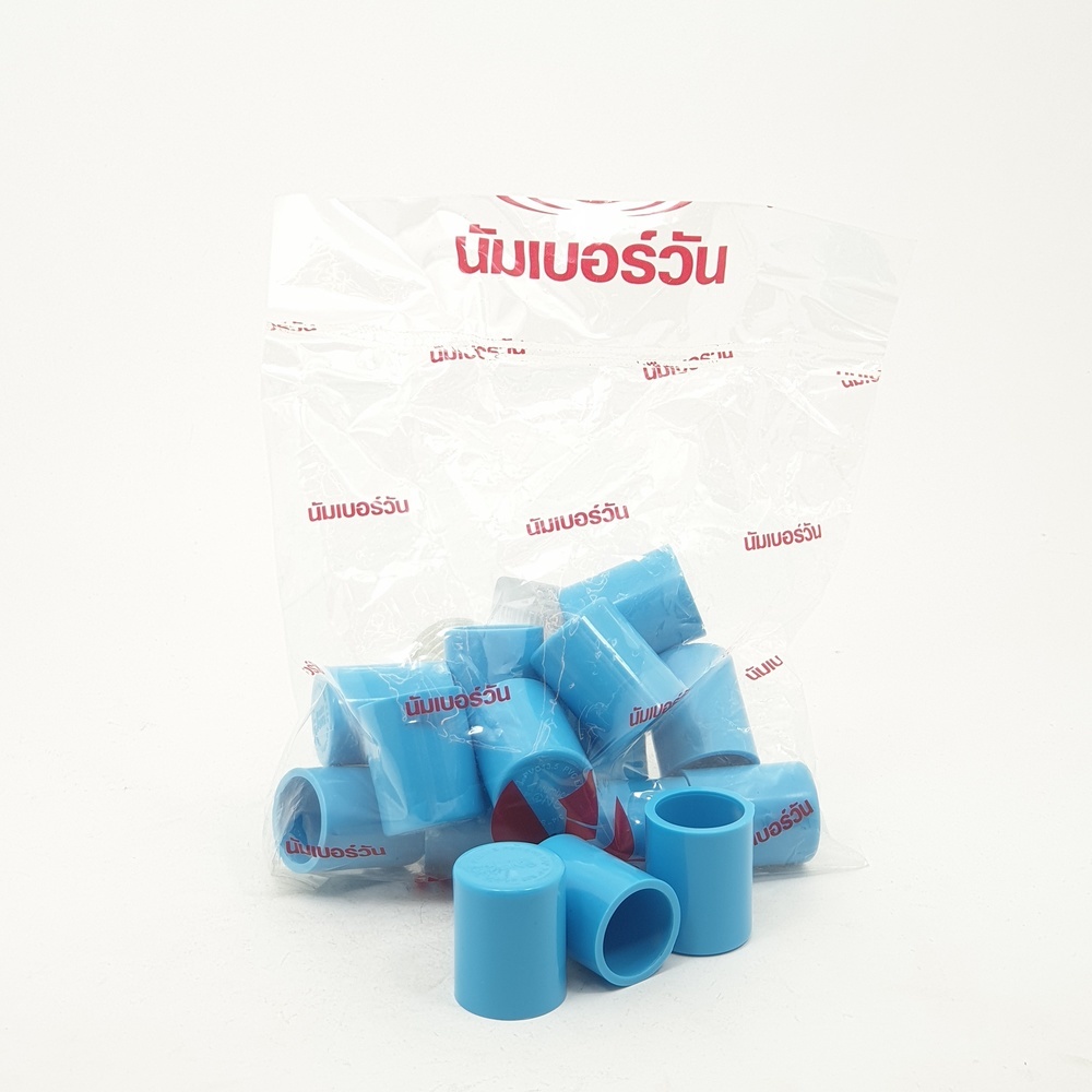 NUMBER ONE ฝาครอบ หนา 3/4"(20) ชั้น 13.5 (แพ็ค 15) สีฟ้า