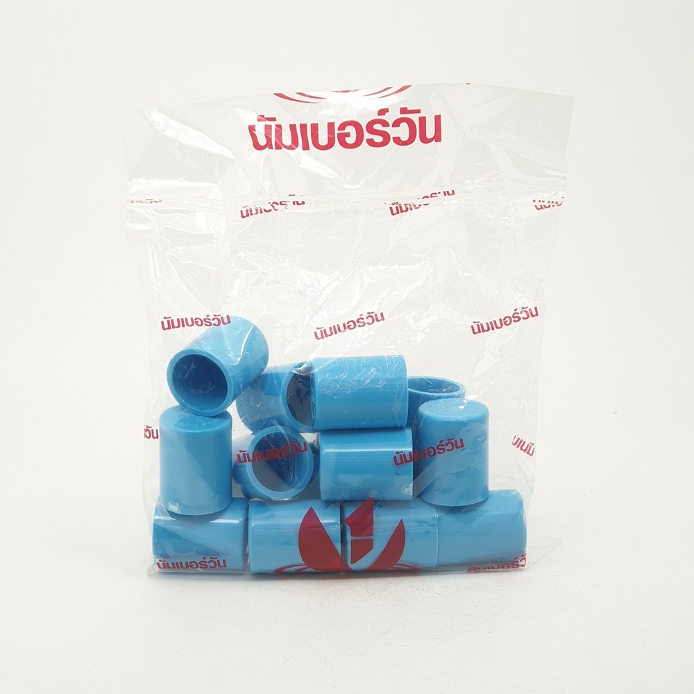 NUMBER ONE ฝาครอบ หนา 3/4"(20) ชั้น 13.5 (แพ็ค 15) สีฟ้า