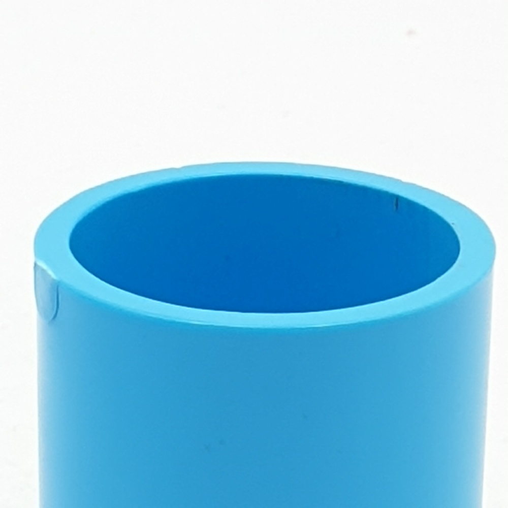 NUMBER ONE ฝาครอบ หนา 1"(25) ชั้น 13.5 (แพ็ค 10) สีฟ้า
