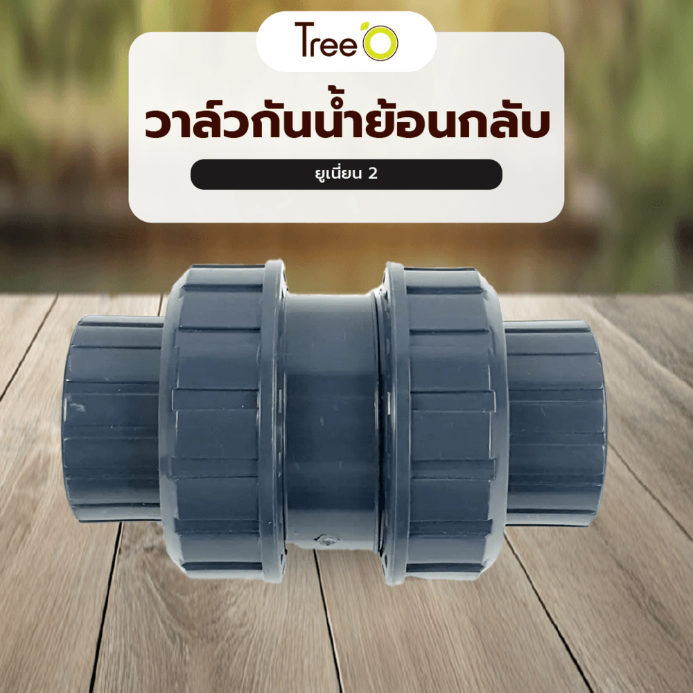 Tree’O วาล์วกันน้ำย้อนกลับยูเนี่ยน 2"