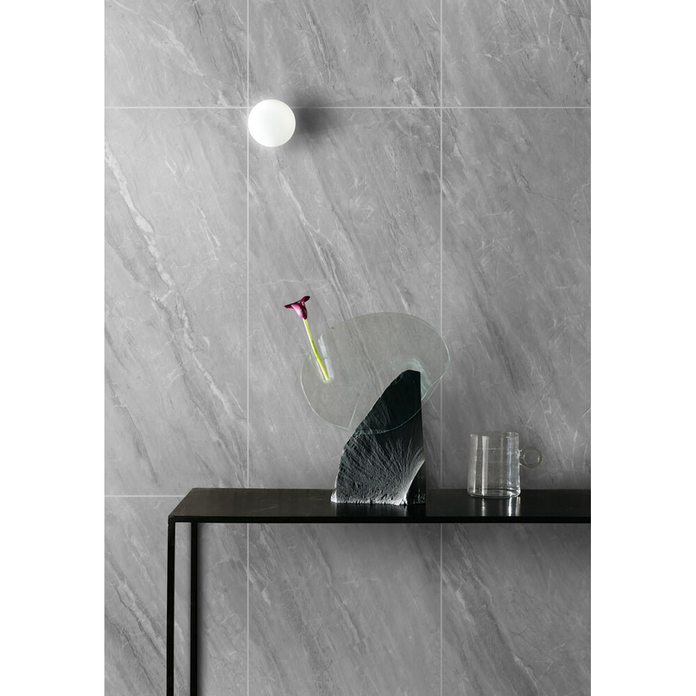 La Arezza 60X120 ซม.กระเบื้องพอร์ซเลน รุ่น Zenstona dark gray (DGD12600LA02) Matt - Hone Random (2pcs /box 1.44 sqm)