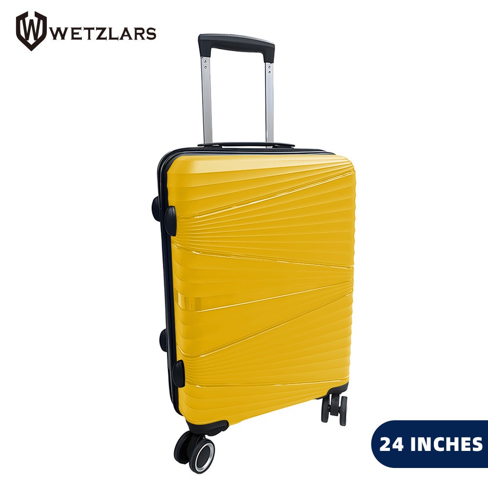 WETZLARS กระเป๋าเดินทาง 24 นิ้ว รุ่น Cheryl-Y24 ขนาด 43x24.5x66.5 สีเหลือง