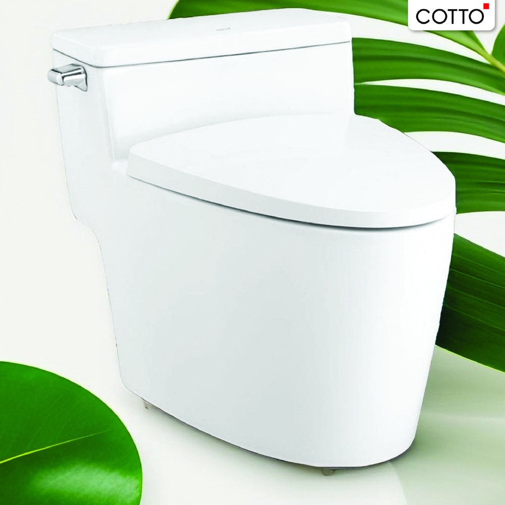 COTTO ขาว โถส้วม ริเวียร่า โปร C105257