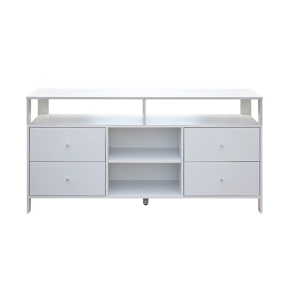 DELICATO ชั้นวางทีวี รุ่นออสติน ขนาด152.6x39x76 ซม. สีขาว