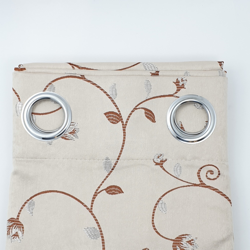 DAVINCI ผ้าม่านหน้าต่างทึบแสงพิมพ์ลาย รุ่น WT-17071-BEW ขนาด 140x160ซม.สีเบจ