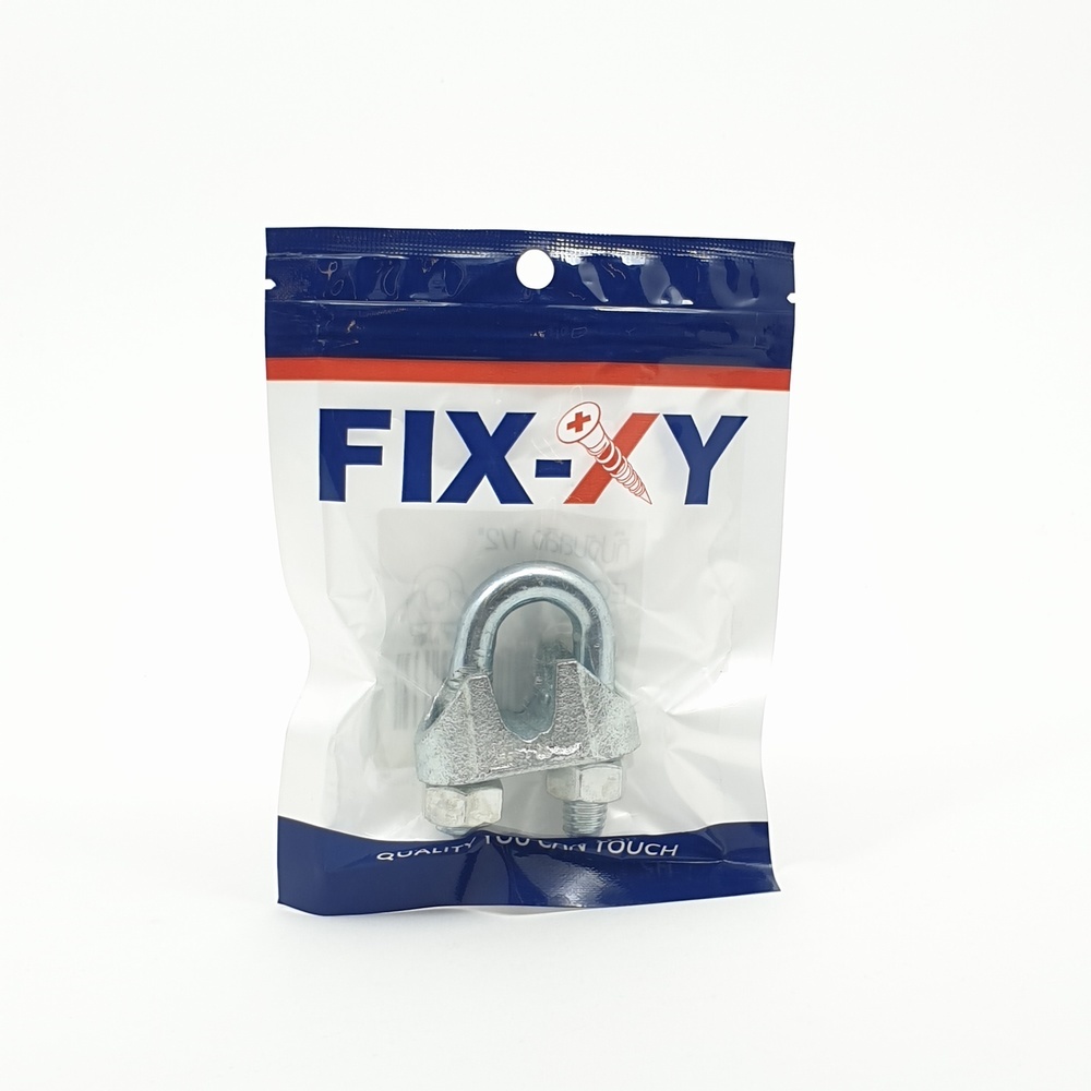 FIX-XY กิ๊บจับลวดสลิง1/2" รุ่น EQ-007-M (1ชิ้น/แพ็ค)