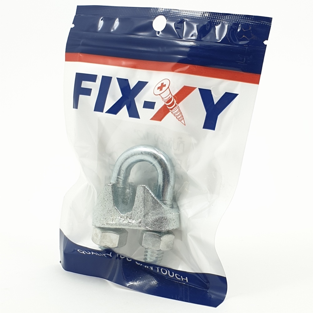 FIX-XY กิ๊บจับลวดสลิง1/2" รุ่น EQ-007-M (1ชิ้น/แพ็ค)