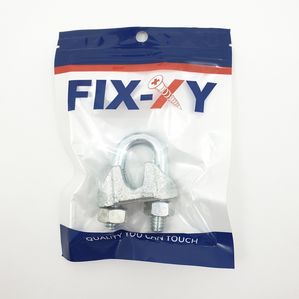 FIX-XY กิ๊บจับลวดสลิง1/2" รุ่น EQ-007-M (1ชิ้น/แพ็ค)