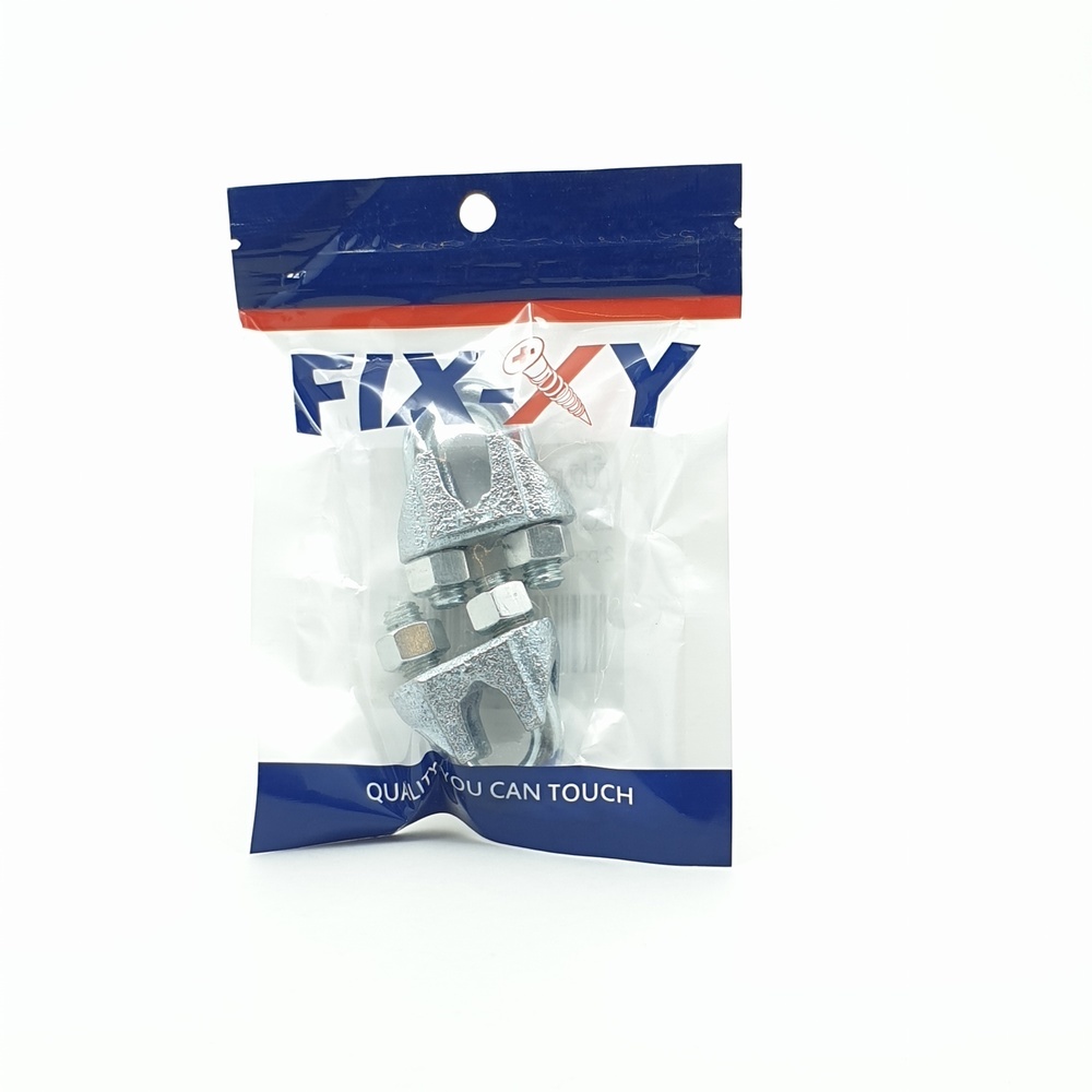 FIX-XY กิ๊บจับลวดสลิง3/8" รุ่น EQ-005-M (2ชิ้น/แพ็ค)