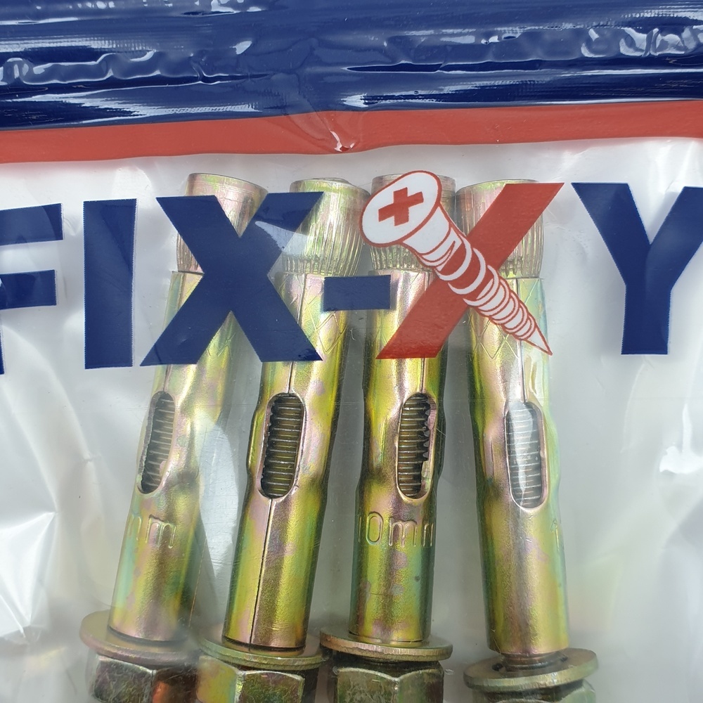 พุคเหล็กห่วงกลม M8 รุ่น EH-002 (4ชิ้น/แพ็ค) FIX-XY