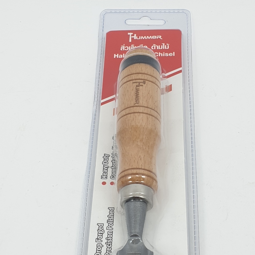HUMMER สิ่วเล็บมือ ด้ามไม้ รุ่น SSM06 ขนาด 3/4"