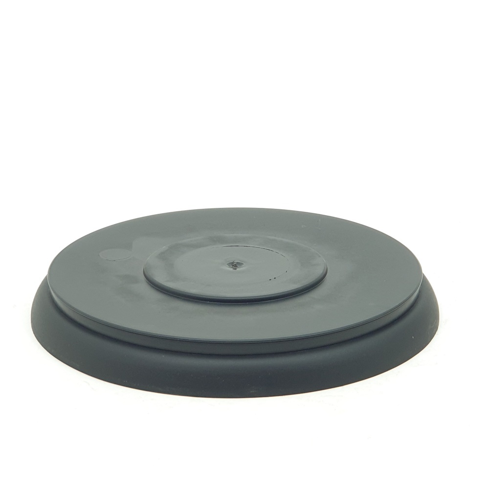 กล่องทิชชู่พลาสติกกลม SGY014-GY ขนาด 13.5x13.5x13.5ซม.สีเทา