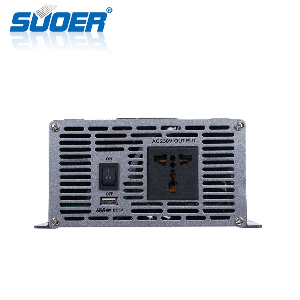 SUOER เครื่องแปลงไฟ Modified wave Inverter 12V รุ่น STA-3000 W/A (มีหน้าจอ) สีน้ำตาล