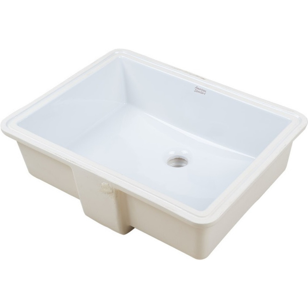 American Standard อ่างล้างหน้าฝังใต้เคาน์เตอร์ รุ่น สแควร์ WP-F513-WT