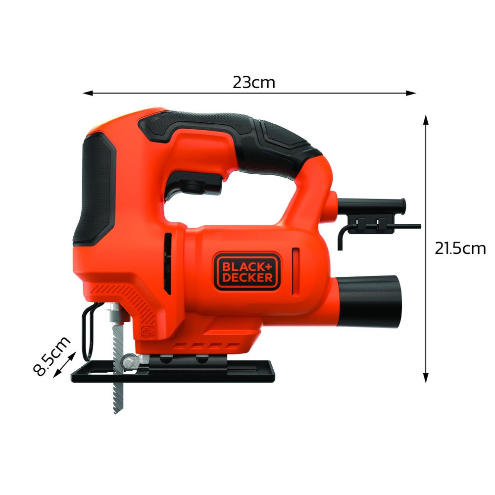 BLACK+DECKER เลื่อยจิ๊กซอว์ไฟฟ้า 400W รุ่น BES603-B1