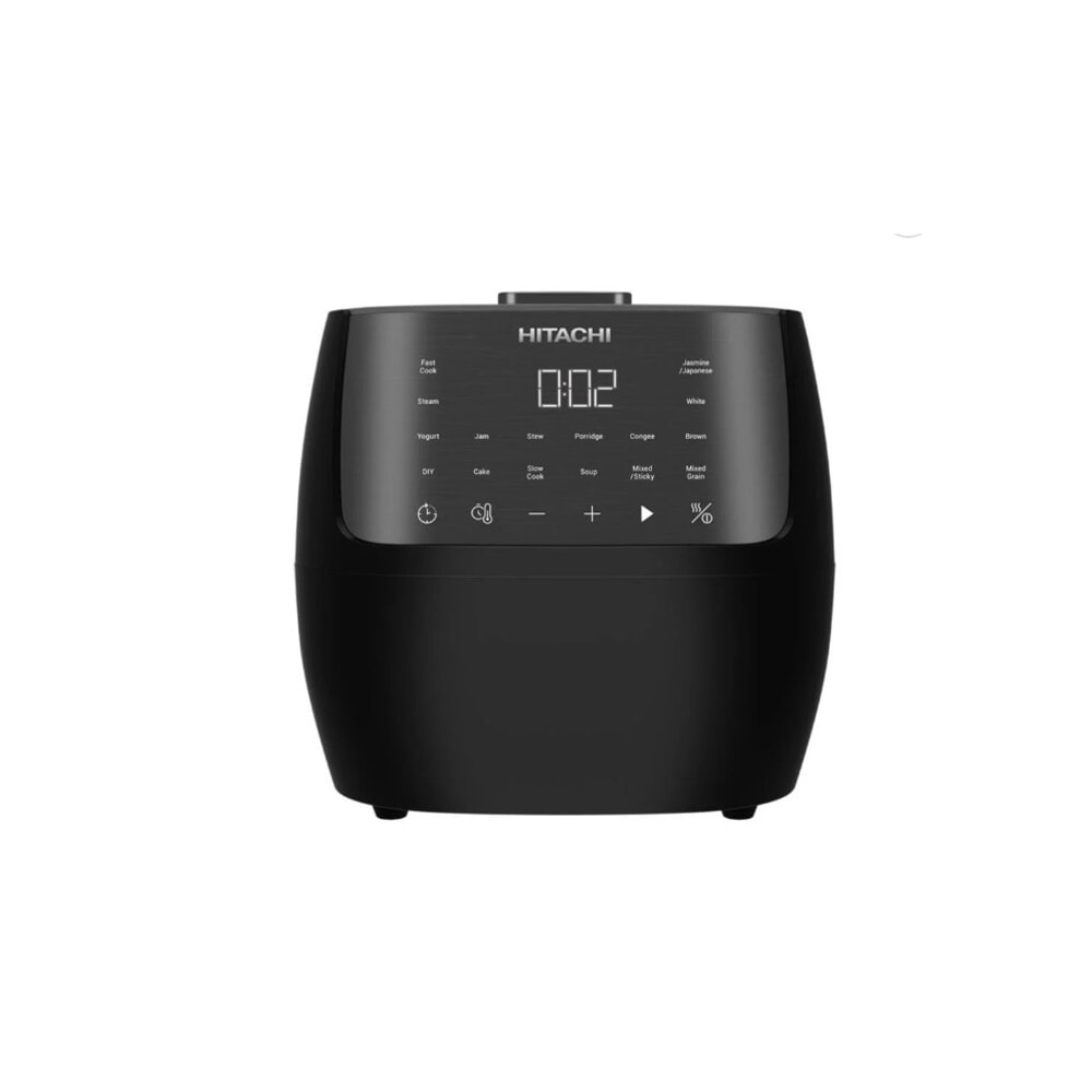 HITACHI หม้อหุงข้าวดิจิตอล ขนาด 1.8 ลิตร รุ่น RZ-S18VN สีดำ