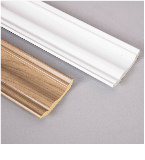 GREAT WOOD ไม้บัวบน PS JC335-W1 70x14x2900มม. สีขาว