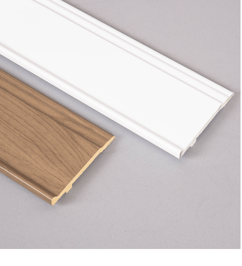 GREAT WOOD ไม้บัวพื้น PS JC192-W1 89x11.5x2900มม. สีขาว