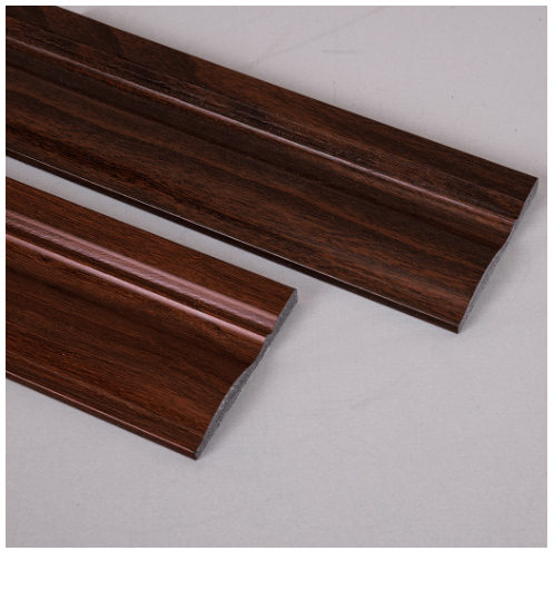 GREAT WOOD ไม้บัวพื้น PS JC195-5 80x11.5x2900มม. สีวอลนัทเข้ม