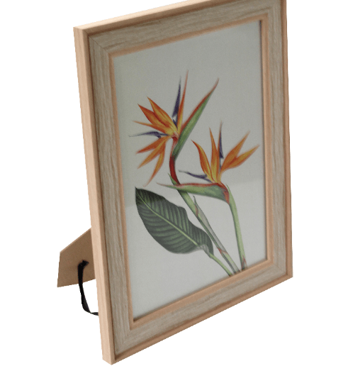 กรอบรูป ขนาด A4 ลายไม้ สีNatural wood