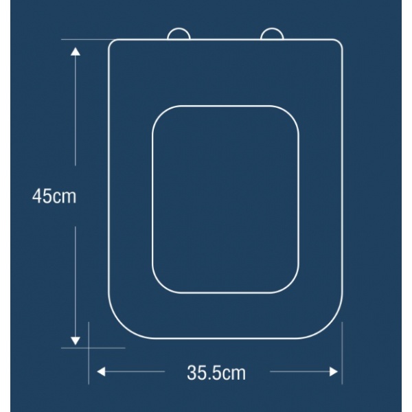Verno ฝารองนั่งโถสุขภัณฑ์ U shape Soft close รุ่น วีน่า VN-3310