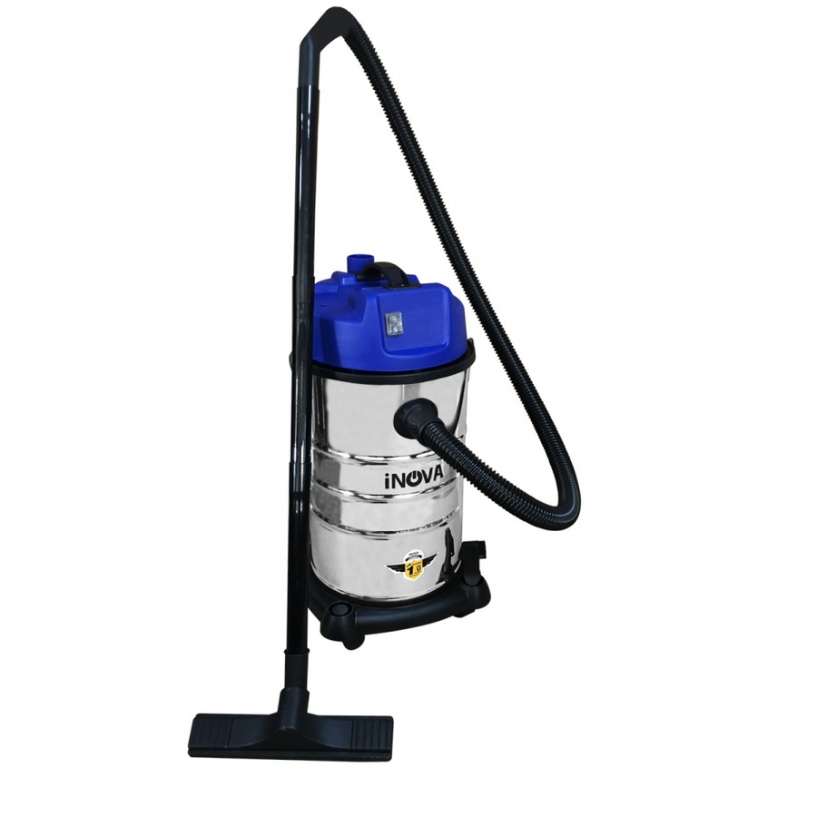 INOVA เครื่องดูดฝุ่น ดูดน้ำ 1400 วัตต์ ขนาด 30 ลิตร RL092-30L-SS สีฟ้า