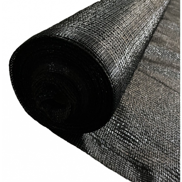 POLLO สแลน HDPE รุ่นSH-3211-55 ขนาด2x100ม. 50%(สามเข็ม) สีดำ