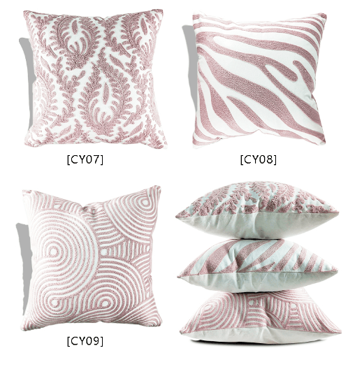 COZY หมอนอิง ขนาด 40×40×8ซม. รุ่น CY08 สีชมพู