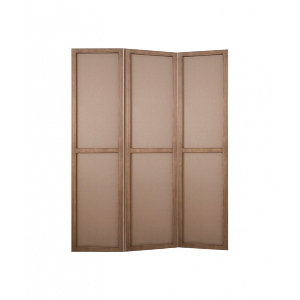 Delicato ฉากกั้นห้อง 3 บาน ขนาด 122X170X2ซม. สีไม้