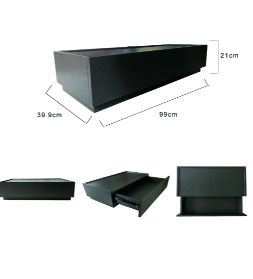 ตู้อเนกประสงค์ SMITH HD003-BK 39.9x99x21ซม.สีดำ