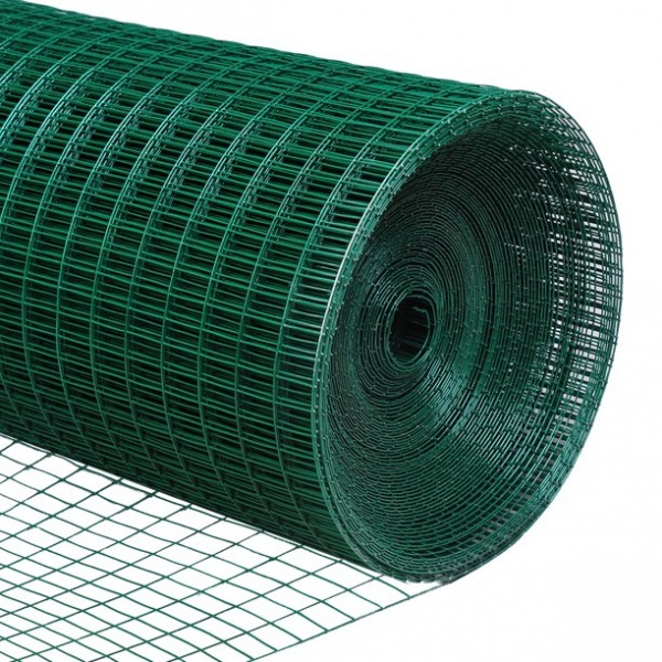 ปืนใหญ่ ตาข่ายสี่เหลี่ยมเคลือบ PVC ตา 1x2นิ้ว ขนาด 90ซม.x10เมตร
