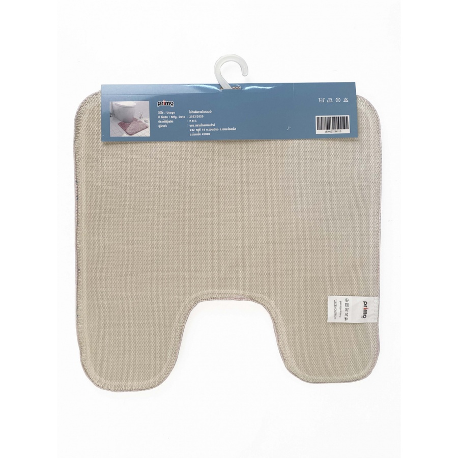 Primo พรมวางหน้าชักโครก รุ่น EDJJ26-PK ขนาด 45x45 ซม. สีชมพู