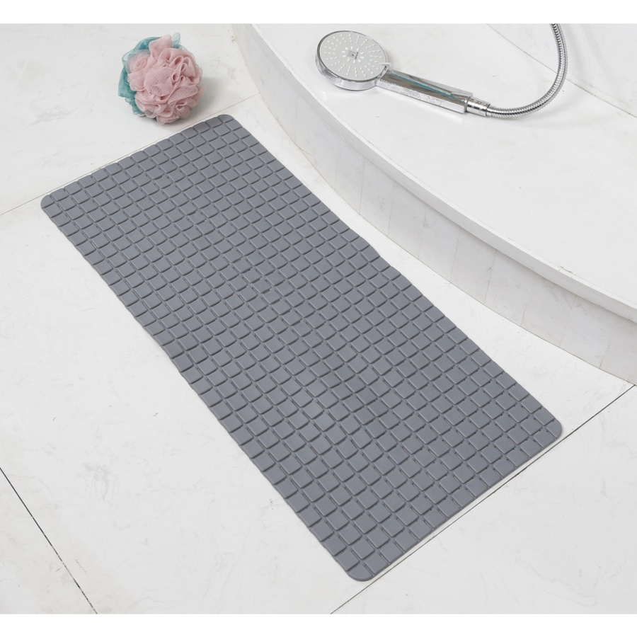 Primo พรมกันลื่นPVC รุ่น EDJJ05-GY ขนาด 35x78 ซม. สีเทา