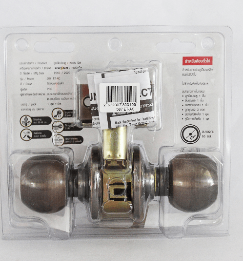 TORSTEN ลูกบิดห้องทั่วไป สเตนเลส-304 รุ่น 587 ET-AC สีทองแดงรมดำ