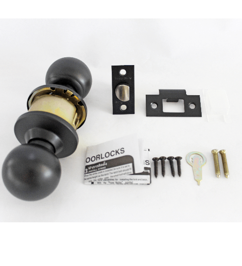 TORSTEN ลูกบิดทางผ่าน สเตนเลส-304 รุ่น TTJ587-K304-MB สีดำ