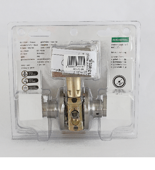 TORSTEN มือจับก้านโยกทางผ่าน สเตนเลส-304 รุ่น TTJ801-LV304-SN สีซาตินนิกเกิล