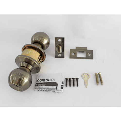 TORSTEN ลูกบิดห้องน้ำ สเตนเลส-304 รุ่น S587 BK-AB สีทองเหลืองรมดำ