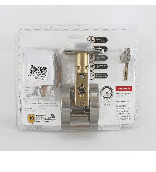 TORSTEN มือจับก้านโยกห้องทั่วไป สเตนเลส-304 ฝากลม รุ่น 807 ET-SN สีซาตินนิเกิล