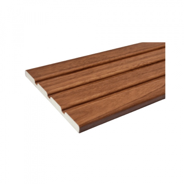 GREAT WOOD ไม้มอบ PVC FCM-0782B (CH02) 78x6x2700มม. สีเชอร์รี