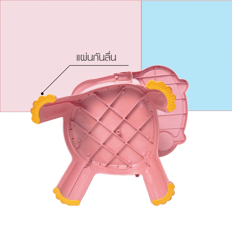 NINO WORLD เก้าอี้กินข้าวเด็กสำหรับเด็ก 9257
หมีน้อย ขนาด 49×38×40CM
สีชมพู