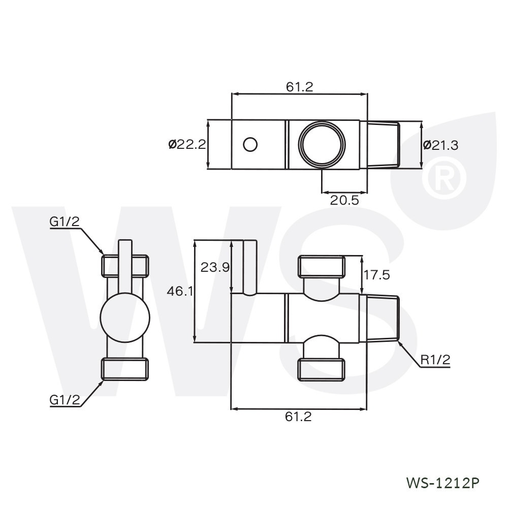 สต๊อปวาล์ว 2 ทาง WS-1212P