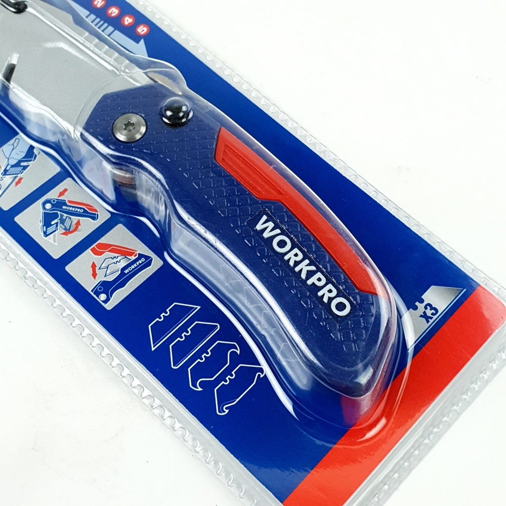 WORKPRO มีดกรีดพับได้ รุ่น W011017