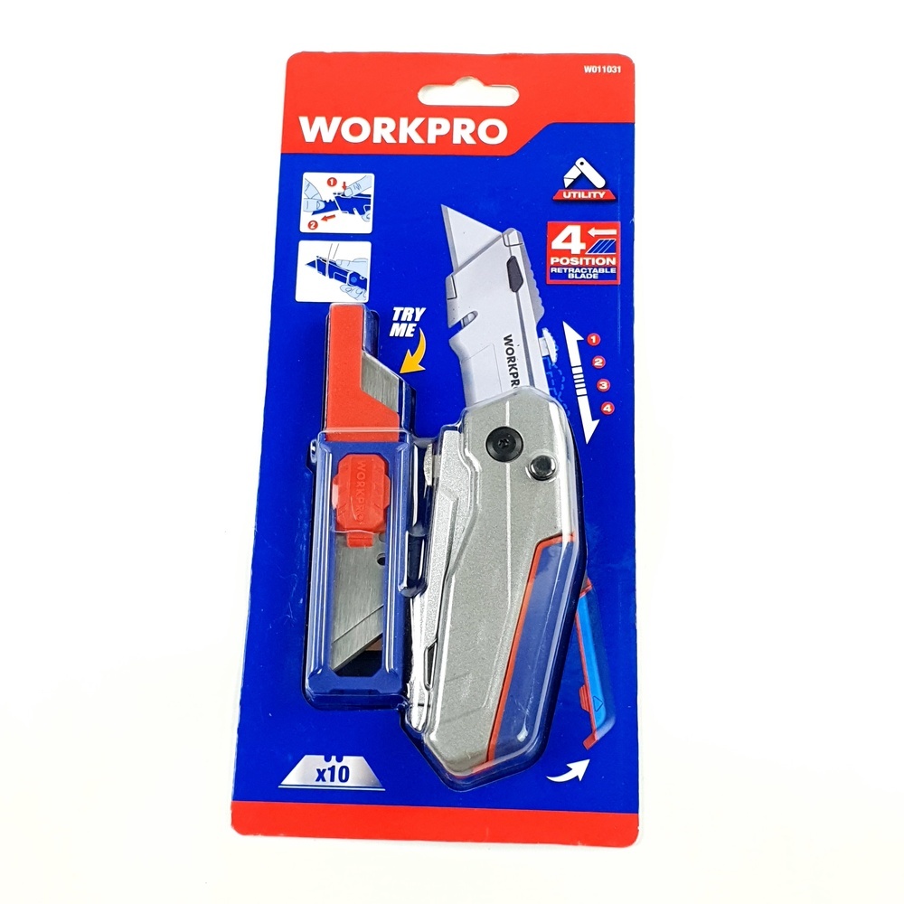 WORKPRO มีดกรีดพับได้ รุ่น W011031