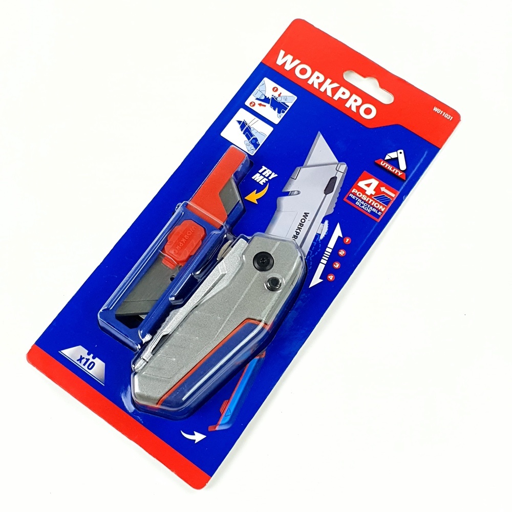 WORKPRO มีดกรีดพับได้ รุ่น W011031